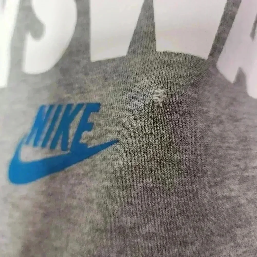Nike Classic Heathered Gray DON'T SWEAT MY SWAG 3XL Hoodie Sweatshirt Logo